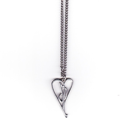 Misc US Necklace SP Heart Logoa